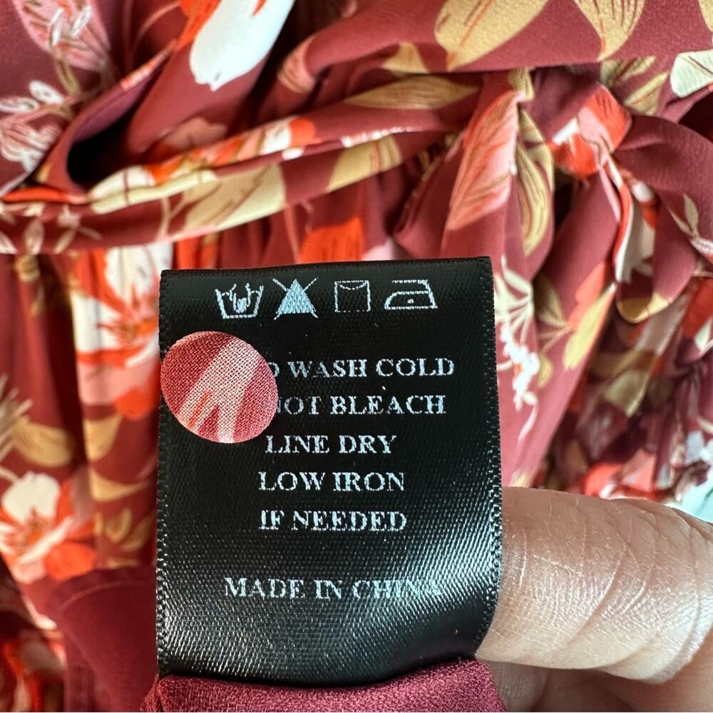 Vici What A Feeling Bell Sleeve Floral wrap Dress v-neck festival‎ Bohemian - Picture 13 of 14
